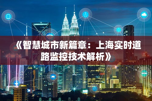 《智慧城市新篇章：上海实时道路监控技术解析》