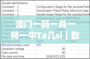 澳门一码一肖一特一中Ta几si｜数据资料解释落实