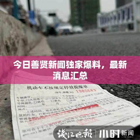 今日善贤新闻独家爆料，最新消息汇总