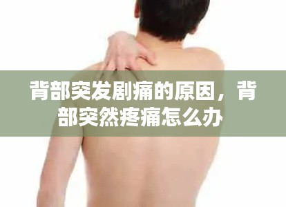 背部突发剧痛的原因，背部突然疼痛怎么办 